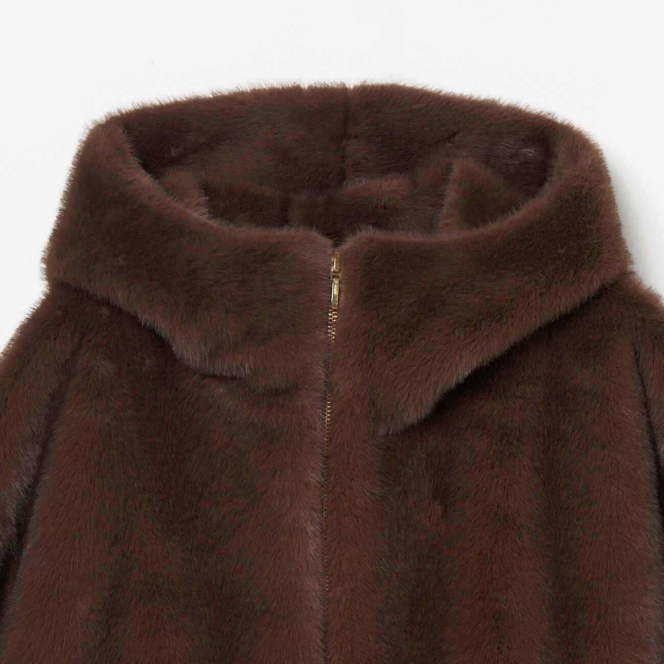 HELIOPOLE「HELIOPOLE MINK ECO FUR HOODIE BLOUSON」|ブルゾン・スタジャン|