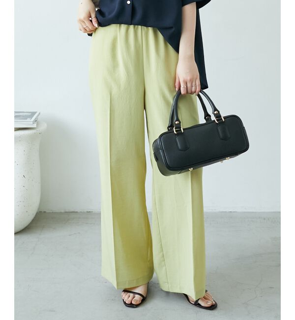  「《さらっとした素材感》タンブラーブッチャーイージーパンツ」|チノ|