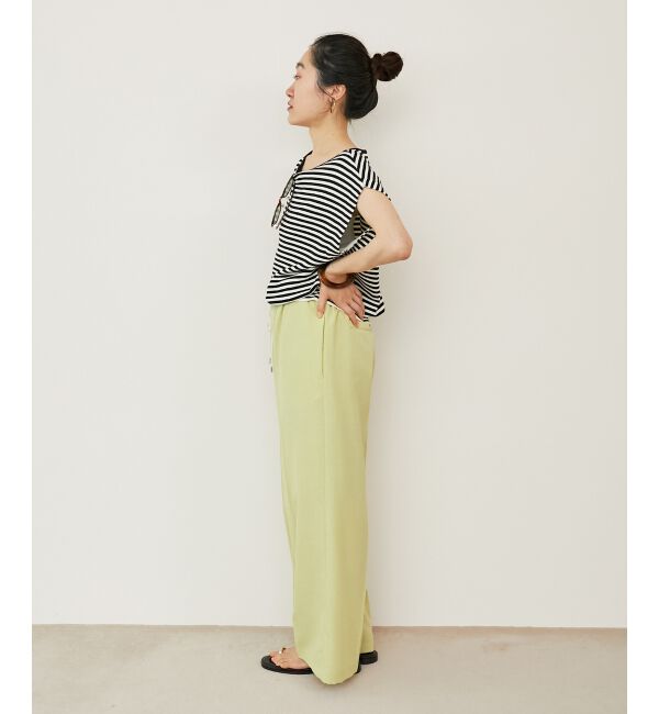  「《さらっとした素材感》タンブラーブッチャーイージーパンツ」|チノ|