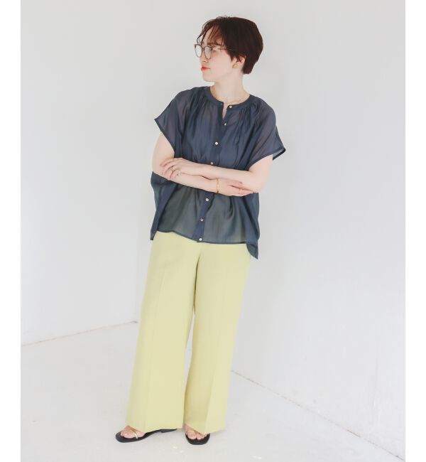  「《さらっとした素材感》タンブラーブッチャーイージーパンツ」|チノ|