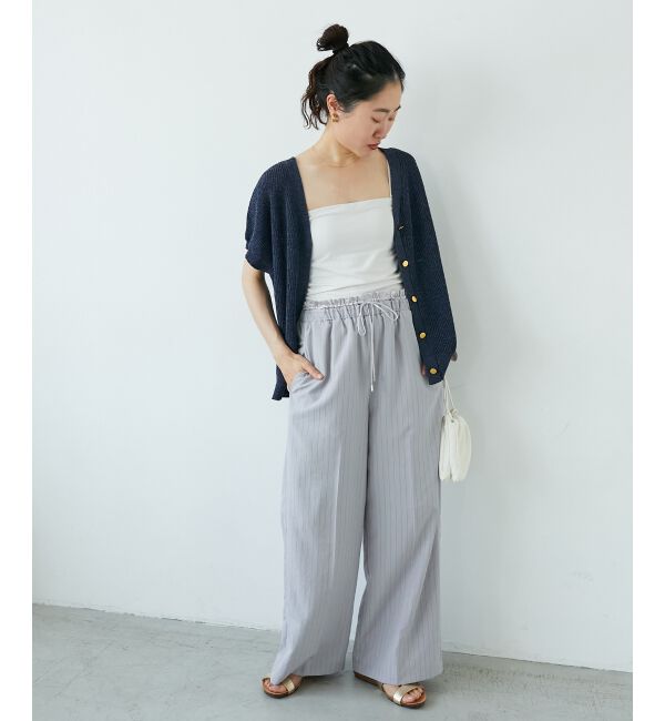  「《さらっとした素材感》タンブラーブッチャーイージーパンツ」|チノ|