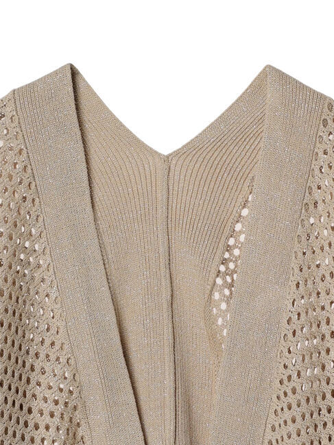 earth music&ecology「メッシュボレロ」|カーディガン|