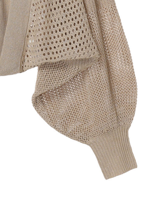 earth music&ecology「メッシュボレロ」|カーディガン|