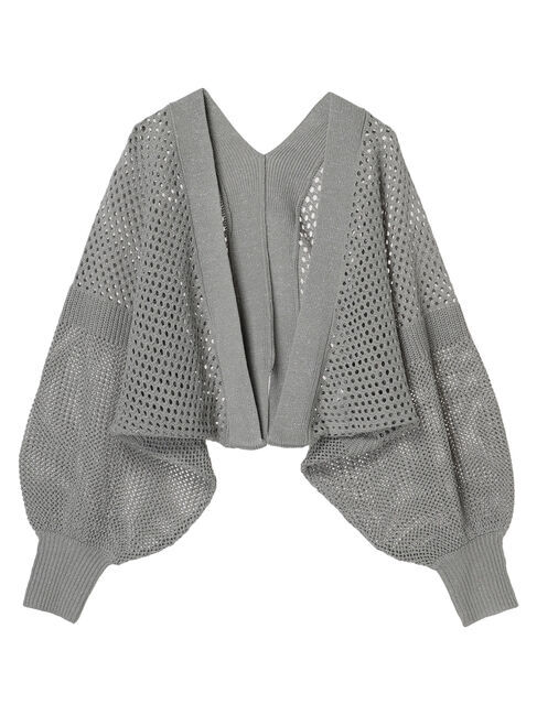 earth music&ecology「メッシュボレロ」|カーディガン|