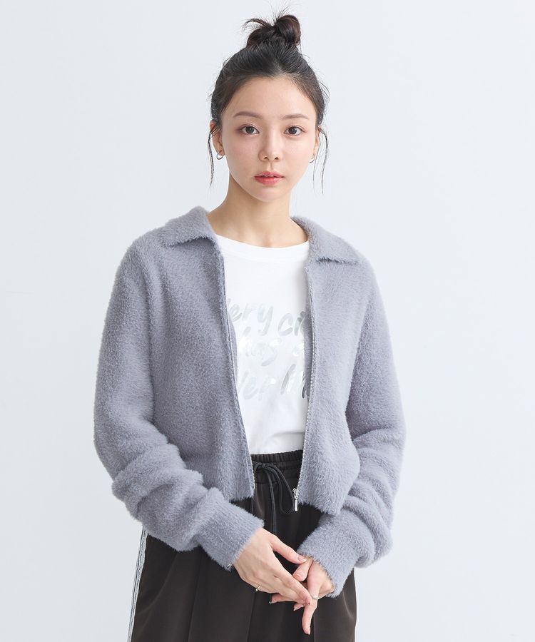 earth music&ecology「箔プリントグラフィックロンTee」|Tシャツ・カットソー|