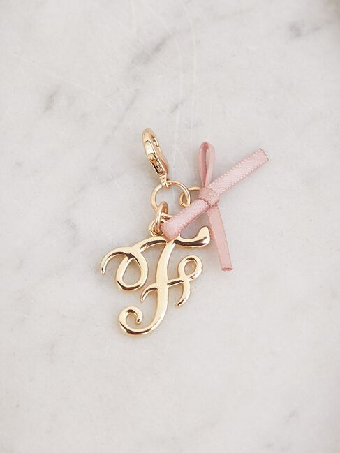 Maison de FLEUR「Fロゴチャーム」|その他|ピンクベージュ