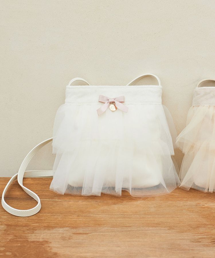 Maison de FLEUR「フローラフリルショルダーバッグ」|ショルダー・メッセンジャー|アイボリー