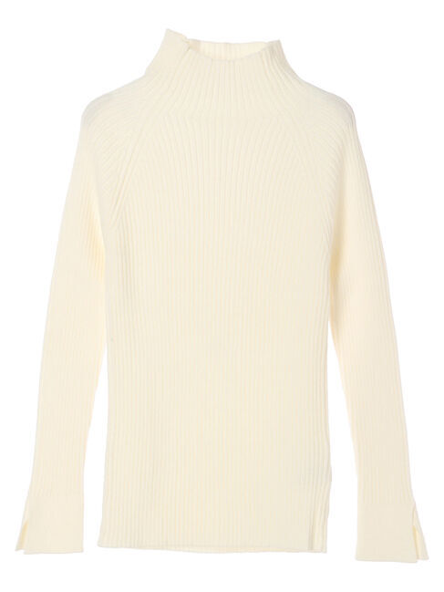 Green Parks「・Petit　Fleur　ボトルネックリブニット」|ニット・セーター|