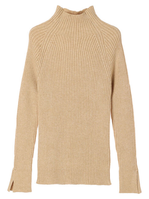 Green Parks「・Petit　Fleur　ボトルネックリブニット」|ニット・セーター|