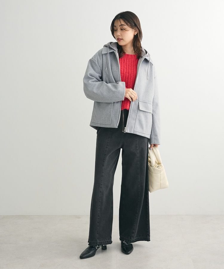 Green Parks「ざっくりローゲージニットプルオーバー」|ニット・セーター|