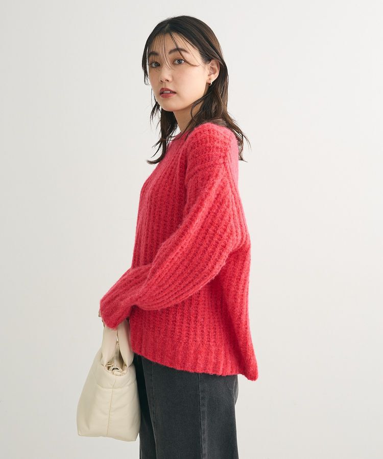 Green Parks「ざっくりローゲージニットプルオーバー」|ニット・セーター|
