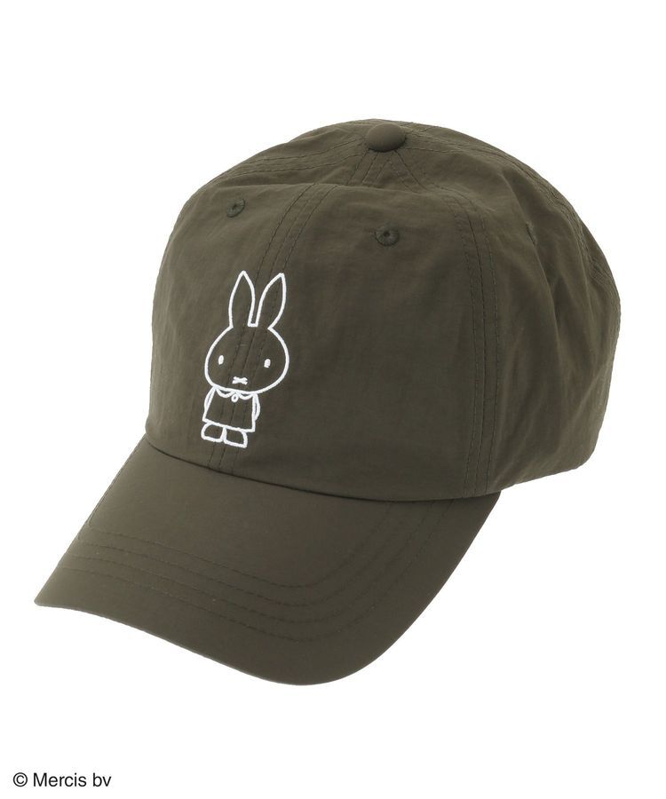 Green Parks「miffy/ナイロン刺繍キャップ」|その他|Khaki