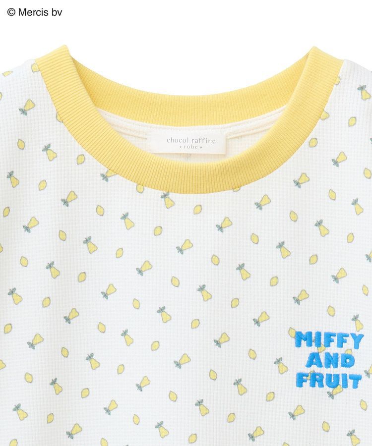 Green Parks「miffy/フルーツプリントワッフルTシャツ」|Tシャツ・カットソー|