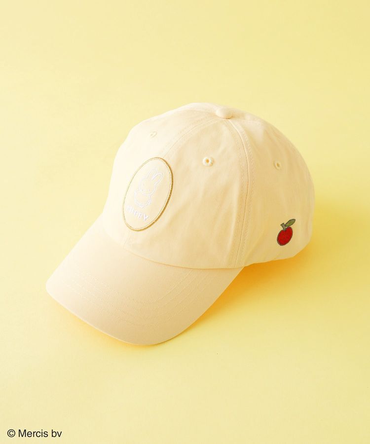 Green Parks「miffy/刺しゅうツイルキャップ」|その他|Yellow