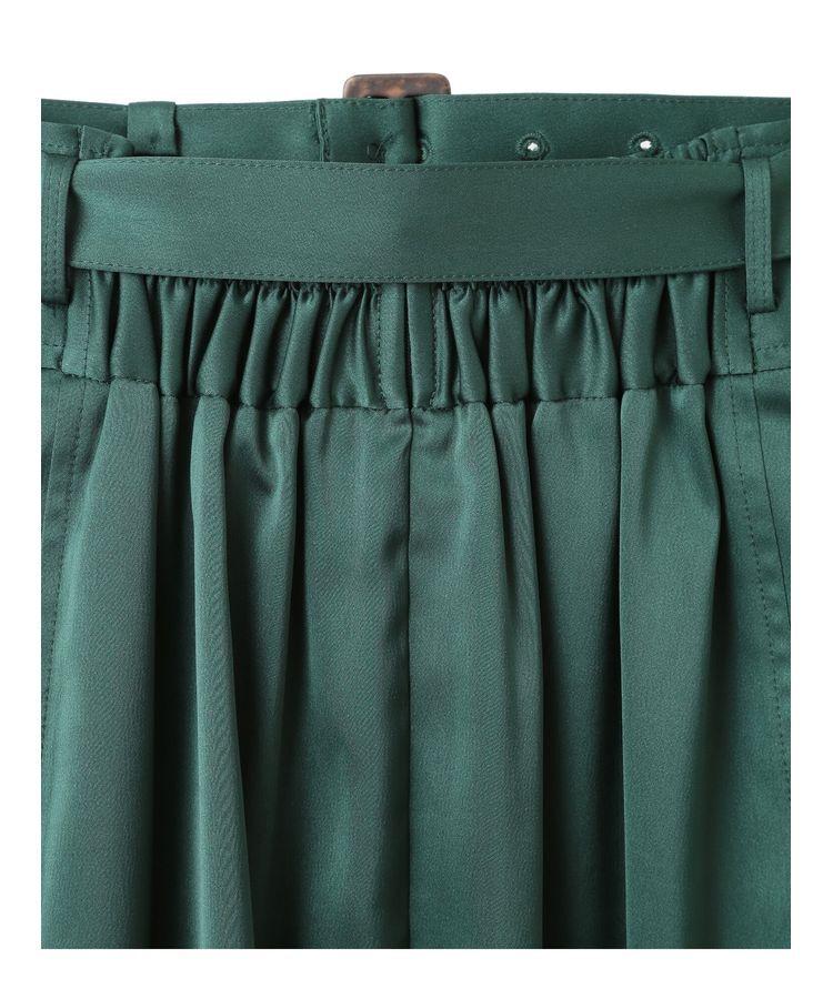 YECCA VECCA「トレンチデザインサテンスカート」|スカート|