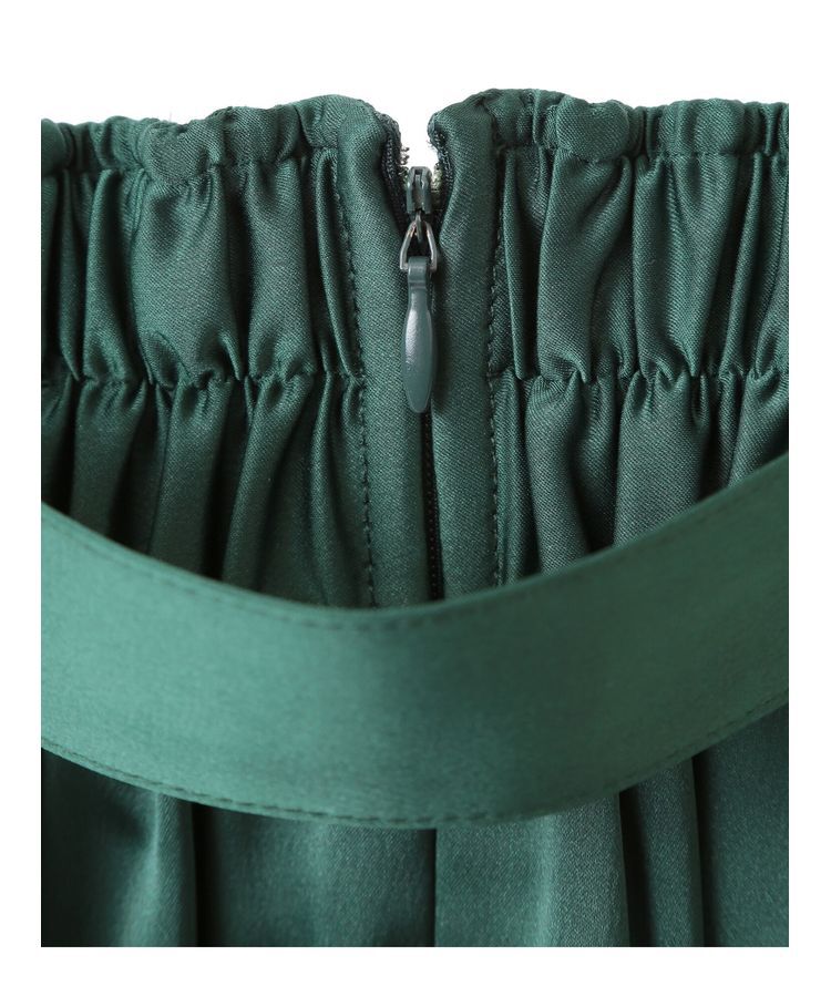 YECCA VECCA「トレンチデザインサテンスカート」|スカート|