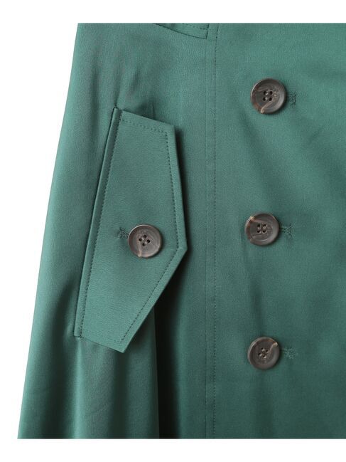 YECCA VECCA「トレンチデザインサテンスカート」|スカート|