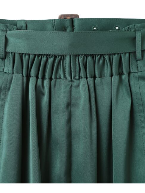 YECCA VECCA「トレンチデザインサテンスカート」|スカート|