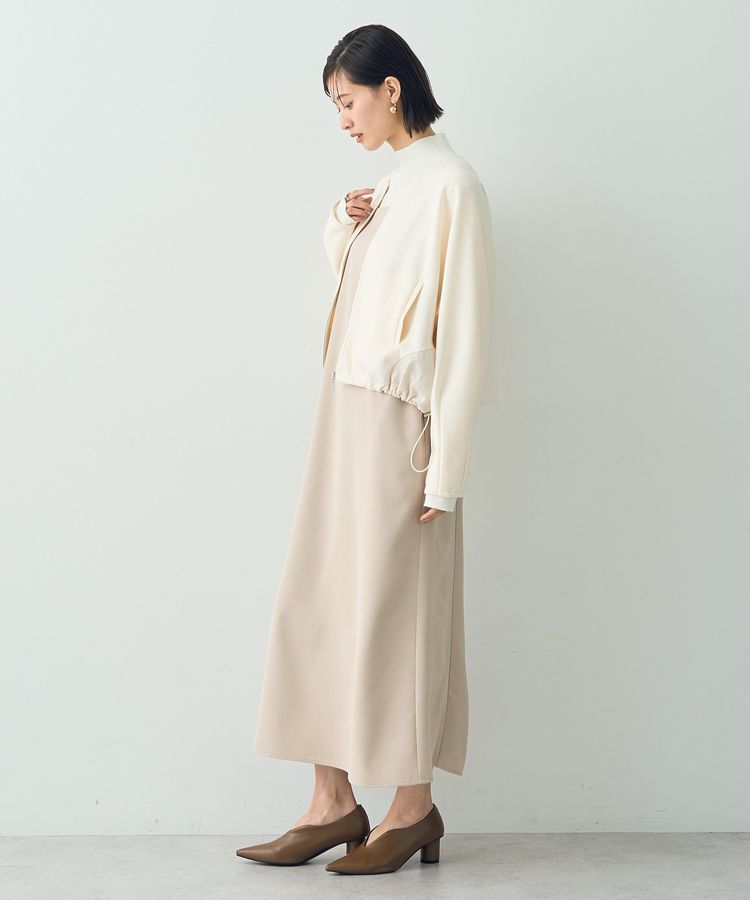 YECCA VECCA「【２点SET】ブルゾンセットキャミワンピース」|ワンピース|