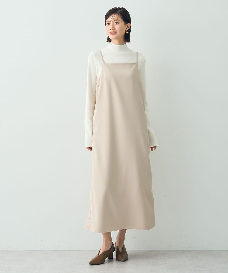 YECCA VECCA「【２点SET】ブルゾンセットキャミワンピース」|ワンピース|