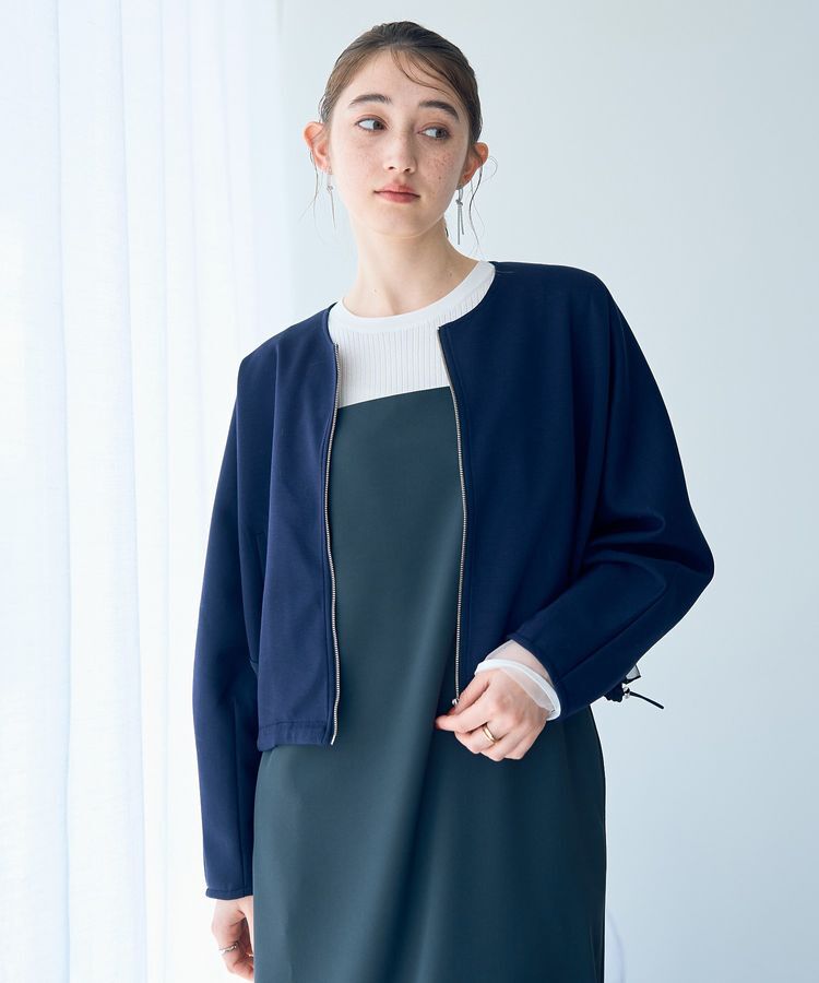 YECCA VECCA「【２点SET】ブルゾンセットキャミワンピース」|ワンピース|