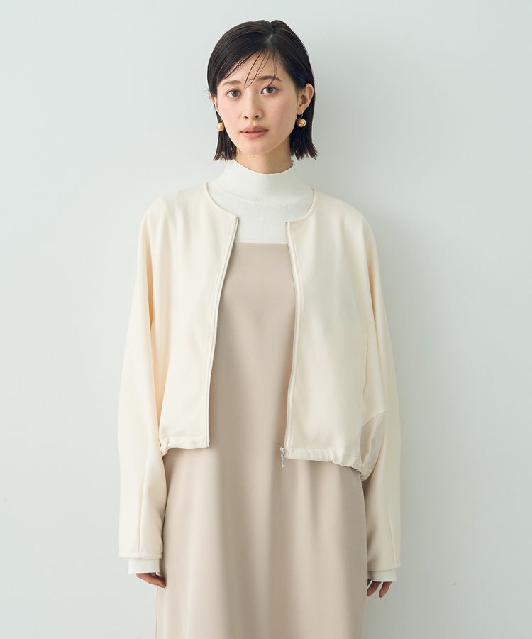 YECCA VECCA「【２点SET】ブルゾンセットキャミワンピース」|ワンピース|