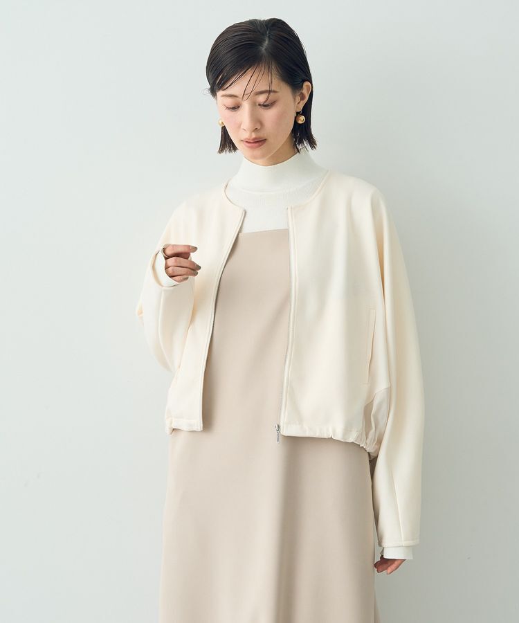 YECCA VECCA「【２点SET】ブルゾンセットキャミワンピース」|ワンピース|