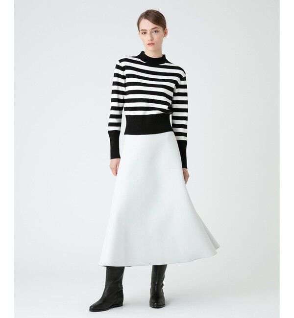 LOULOU WILLOUGHBY「【LOULOU WILLOUGHBY】ボンディングフレアスカート」|スカート|