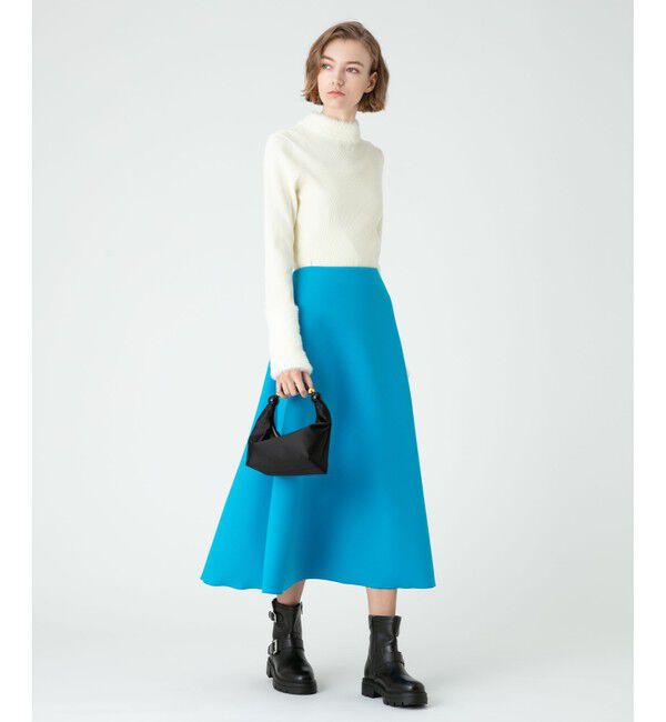 LOULOU WILLOUGHBY「【LOULOU WILLOUGHBY】ボンディングフレアスカート」|スカート|