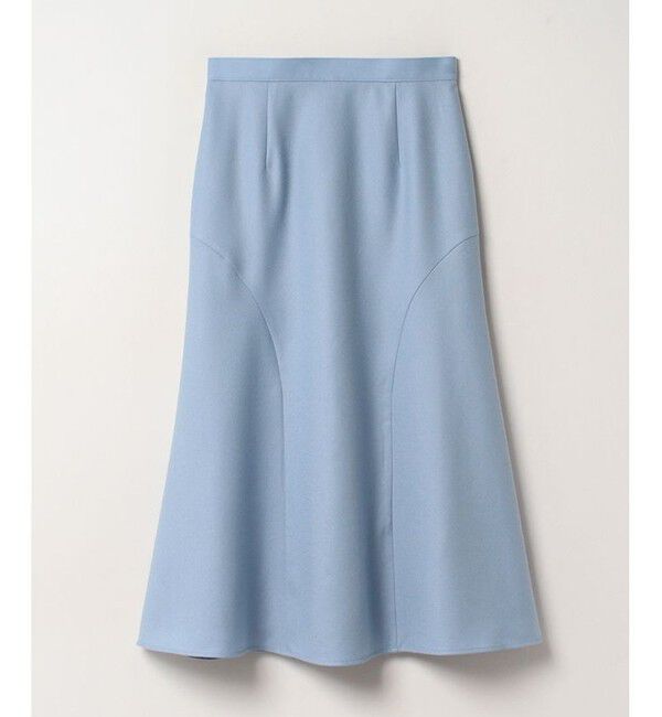 allureville「【セットアップ対応商品】Wジョーゼットソフトマーメイドスカート」|スカート|サックス