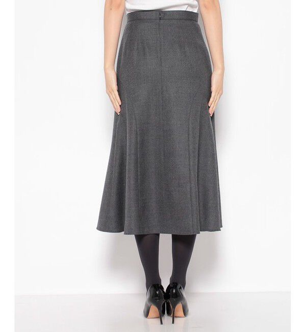 allureville「【セットアップ対応商品】Wジョーゼットソフトマーメイドスカート」|スカート|