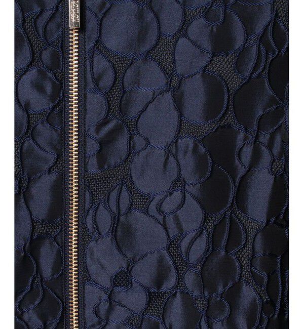 LOULOU WILLOUGHBY「【LOULOU WILLOUGHBY】VIORAジャガードギャザーブルゾン」|ブルゾン・スタジャン|