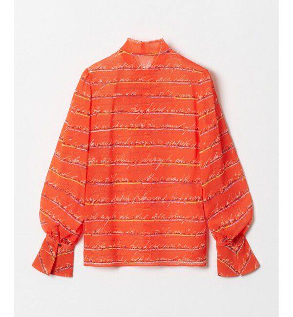 LOULOU WILLOUGHBY「【LOULOU WILLOUGHBY】RATTIレタードボーダーブラウス」|シャツ・ブラウス|