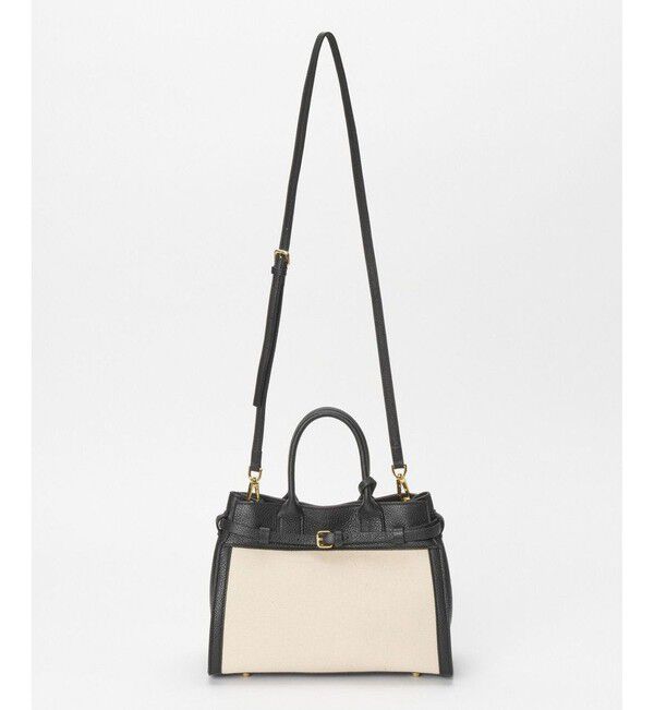 allureville「【CHRISTIAN VILLA per allureville】ベルテッドミニトートキャンバス」|ショルダー・メッセンジャー|