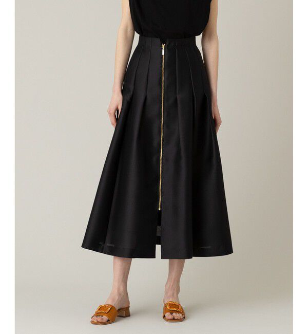 LOULOU WILLOUGHBY「【LOULOU WILLOUGHBY】◇ジップアップタックスカート」|スカート|