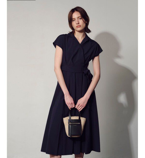 allureville「ナイロンカシュクールワンピース」|ワンピース|
