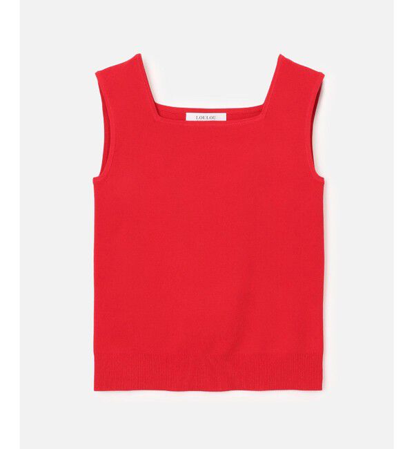 LOULOU WILLOUGHBY「◇【LOULOU WILLOUGHBY】スクエアタンク」|タンクトップ|