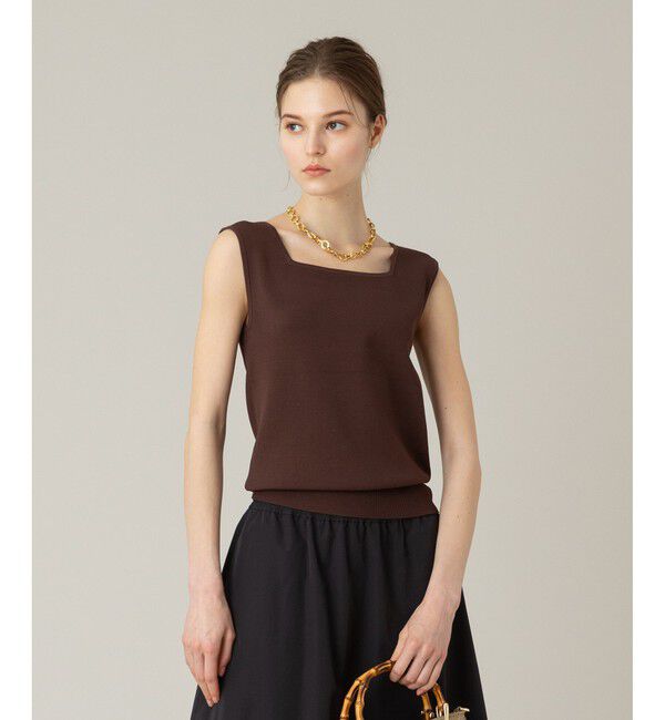 LOULOU WILLOUGHBY「◇【LOULOU WILLOUGHBY】スクエアタンク」|タンクトップ|