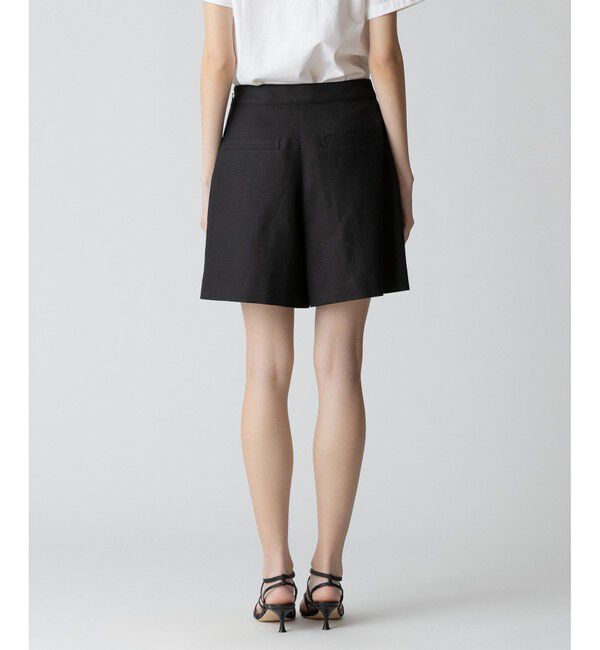 allureville「【セットアップ対応可能】リネンコンシャークスキンショートパンツ」|その他|