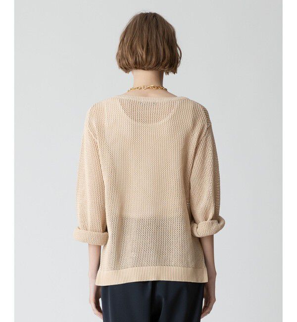 allureville「コードメッシュプルオーバー」|ニット・セーター|