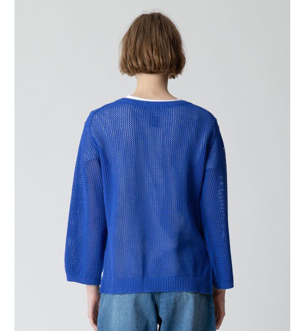 allureville「コードメッシュプルオーバー」|ニット・セーター|