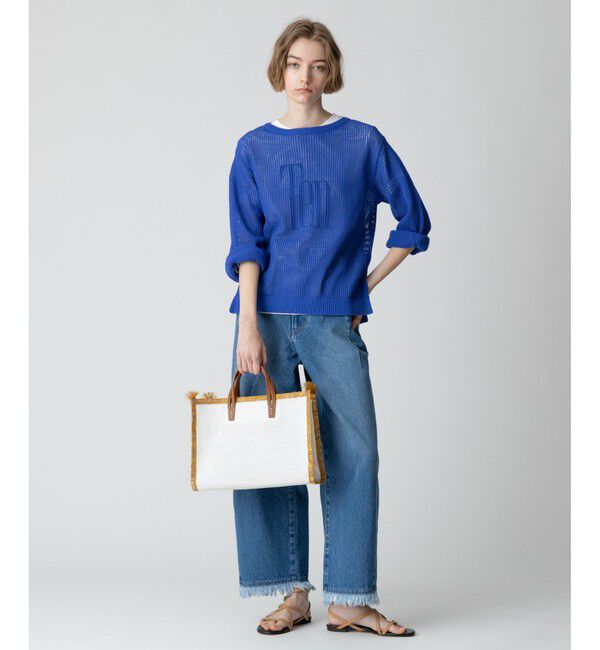 allureville「コードメッシュプルオーバー」|ニット・セーター|