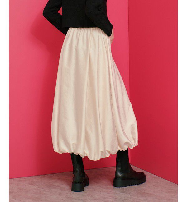 LOULOU WILLOUGHBY「【LOULOU WILLOUGHBY】チンツサテンバルーンスカート」|スカート|