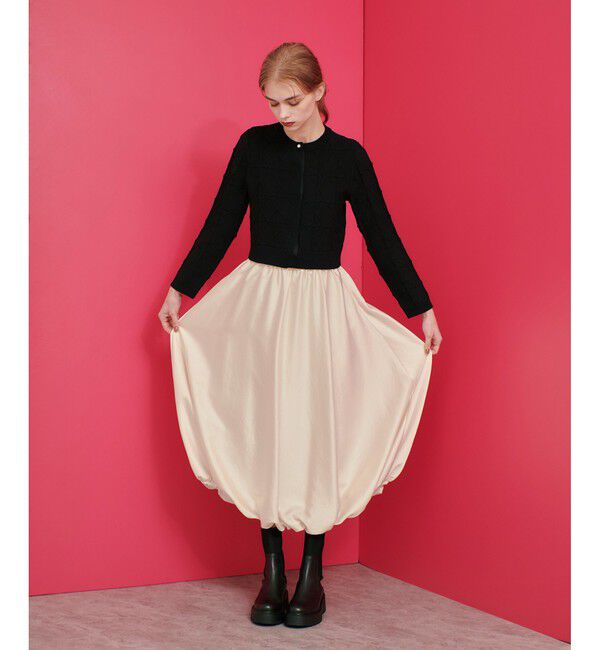 LOULOU WILLOUGHBY「【LOULOU WILLOUGHBY】チンツサテンバルーンスカート」|スカート|