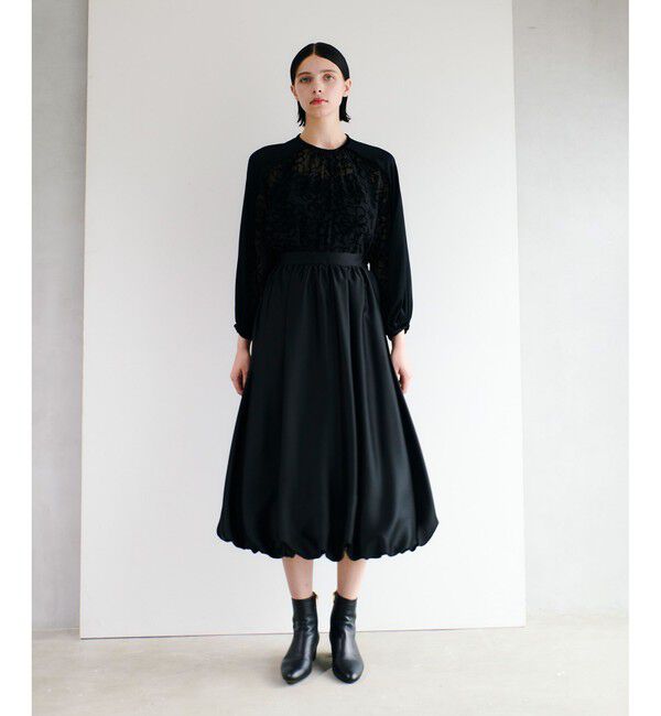 LOULOU WILLOUGHBY「【LOULOU WILLOUGHBY】チンツサテンバルーンスカート」|スカート|