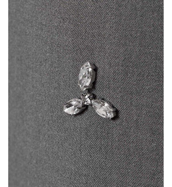 LOULOU WILLOUGHBY「【LOULOU WILLOUGHBY】ビジューアシメスカート」|スカート|