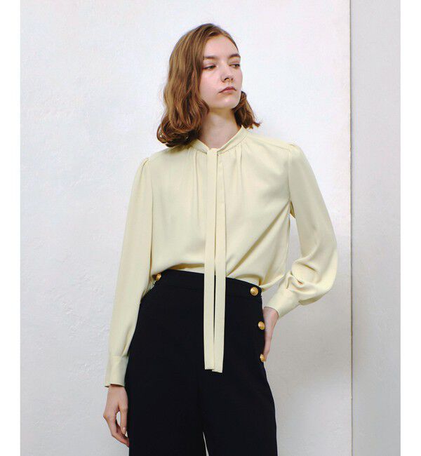 allureville「ジョーゼットボウタイブラウス」|シャツ・ブラウス|