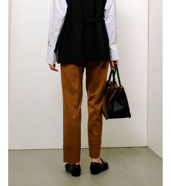 allureville「タックテーパードパンツ」|チノ|