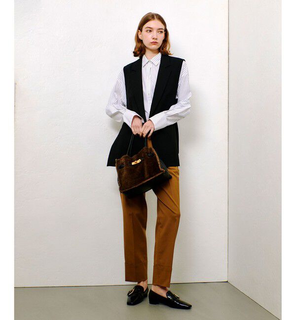 allureville「タックテーパードパンツ」|チノ|