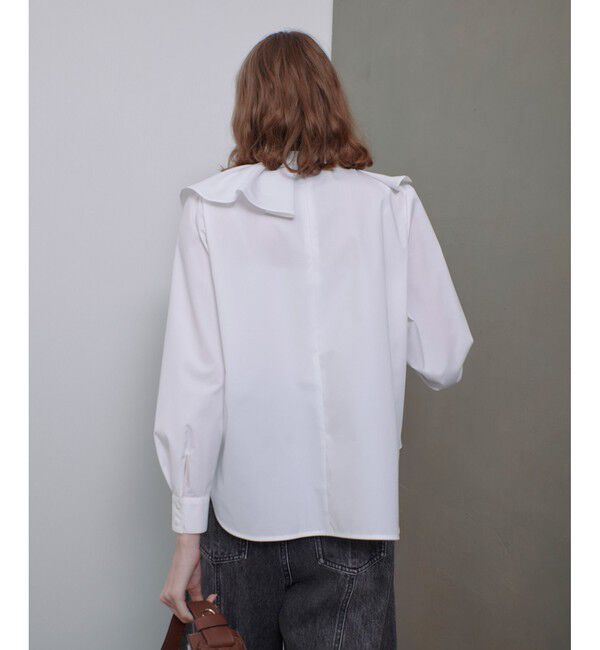 allureville「アシメラッフルブラウス」|シャツ・ブラウス|